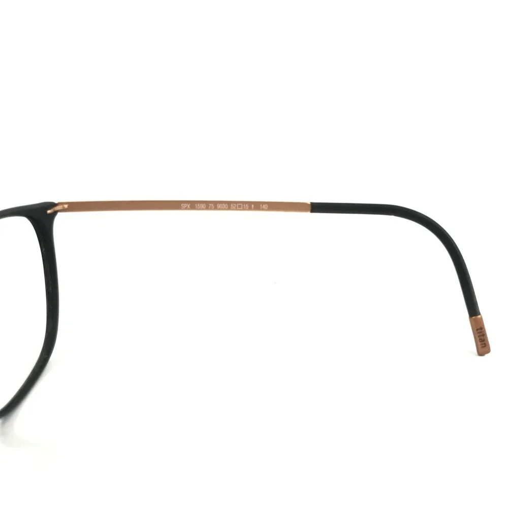 Silhouette Eyeglasses Frames SPX 1590 75 9030 Urban Lite Rose Gold Blk 52-15-140